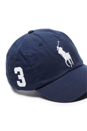 Blue cotton baseball cap RALPH LAUREN | 710673584013NAVY